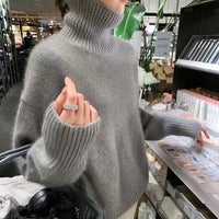 Chloé | Pull col roulé oversize en matière douce