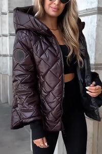 Romélie – Veste à capuche en coton décontractée