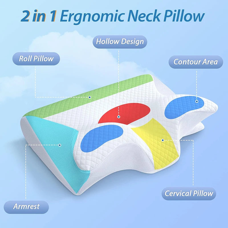 Ergonomic Memory Foam Neck Pillow™