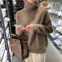 Chloé | Pull col roulé oversize en matière douce