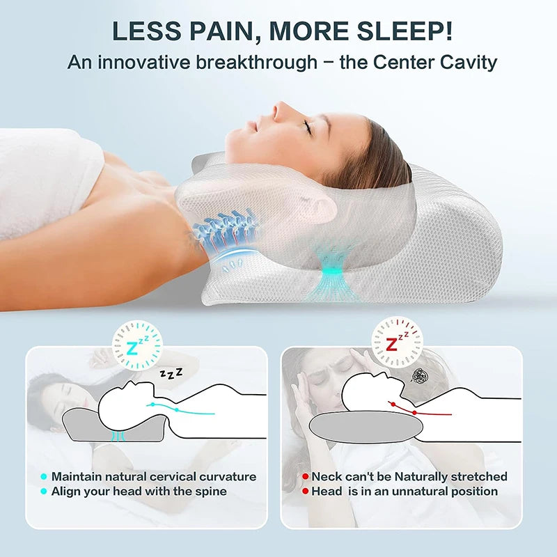 Ergonomic Memory Foam Neck Pillow™