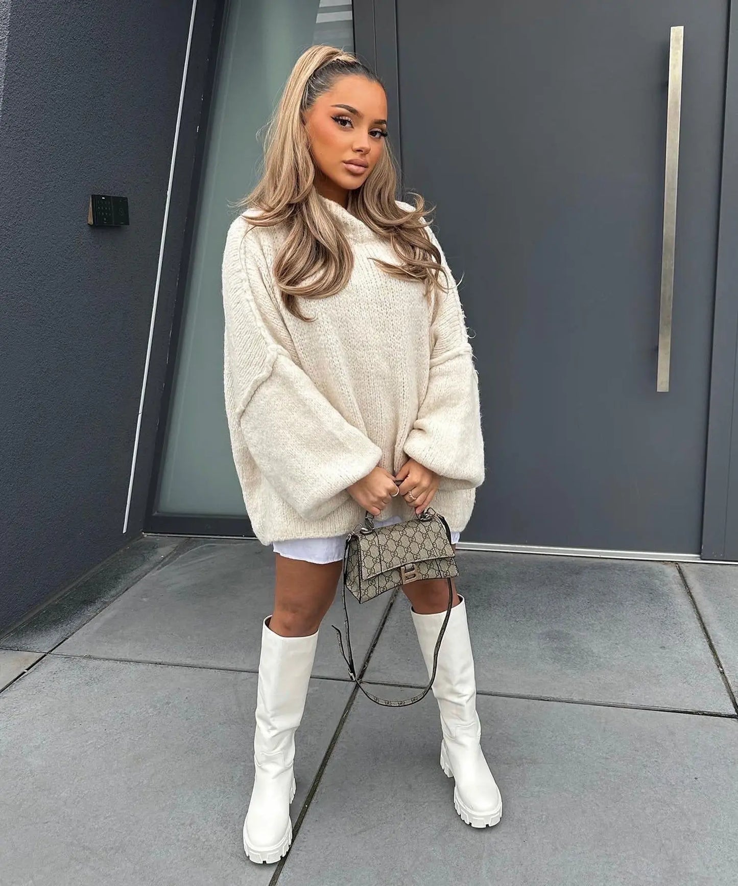 Monique | long col roulé doux