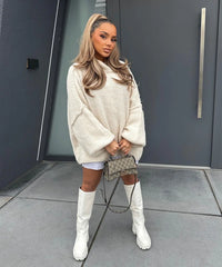 Monique | long col roulé doux