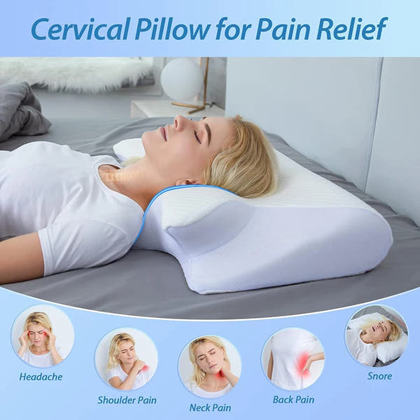 Ergonomic Memory Foam Neck Pillow™